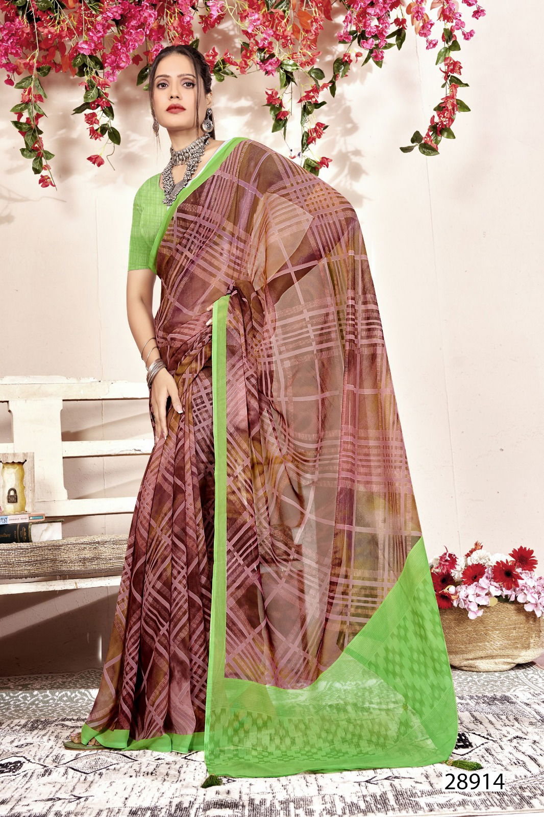 Manasvi 03 By Vallabhi Georgette Printed Daily Wear Sarees Wholesale Shop In Surat